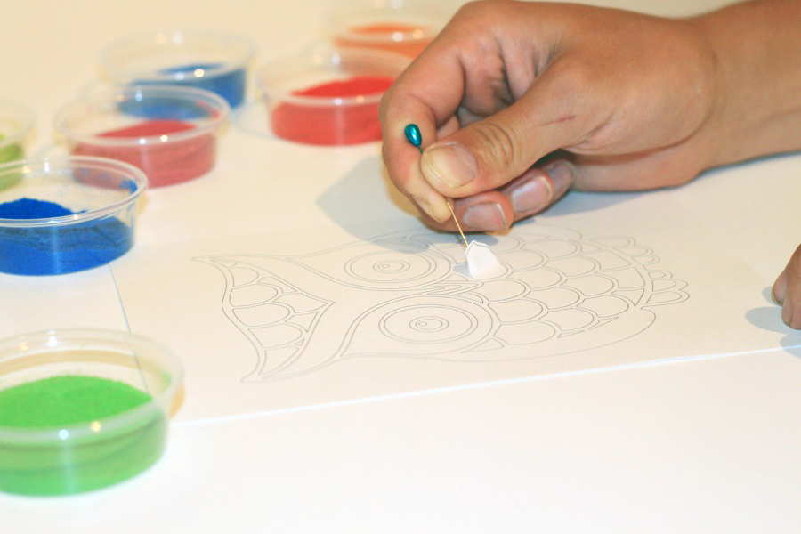 Tip na kreatívny darček pre deti - pieskovanie obrázkov