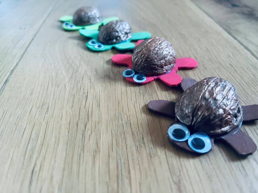 Orechové tvorenie s deťmi