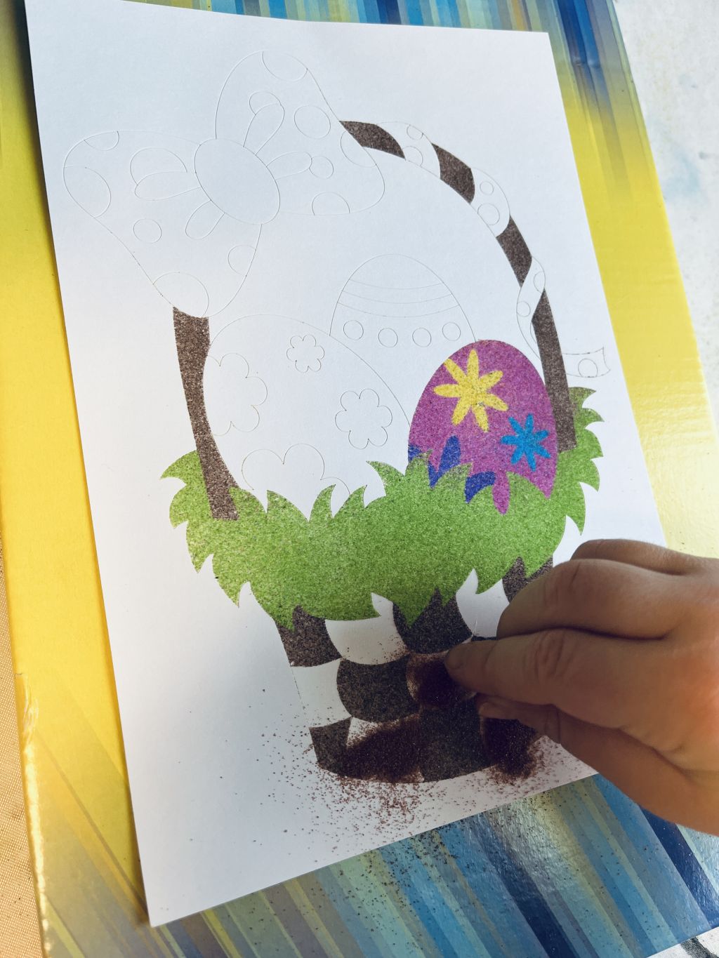 Veľká Noc: Pieskovanie obrázkov