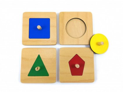 Montessori vkladačka geometrické tvary