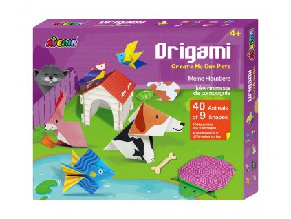 Origami zvieratká Domáci miláčikovia a
