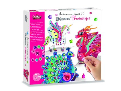 Animaux deco 3D Diams Fantastique CL162 1