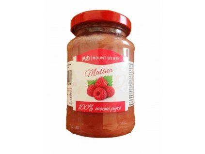 100% ovocné pyré s malinou