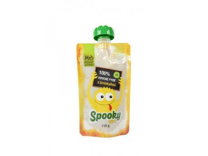 SPOOKY- BIO ovocné pyré s broskyňou