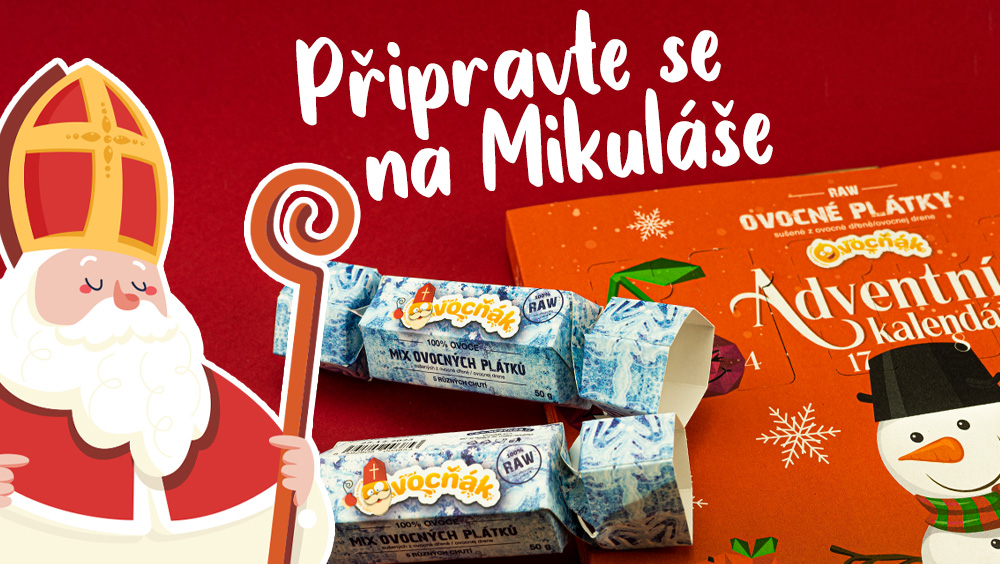 Vitamíny v každém okénku a spousta dalších Ovocňákových tipů na mikulášskou nadílku