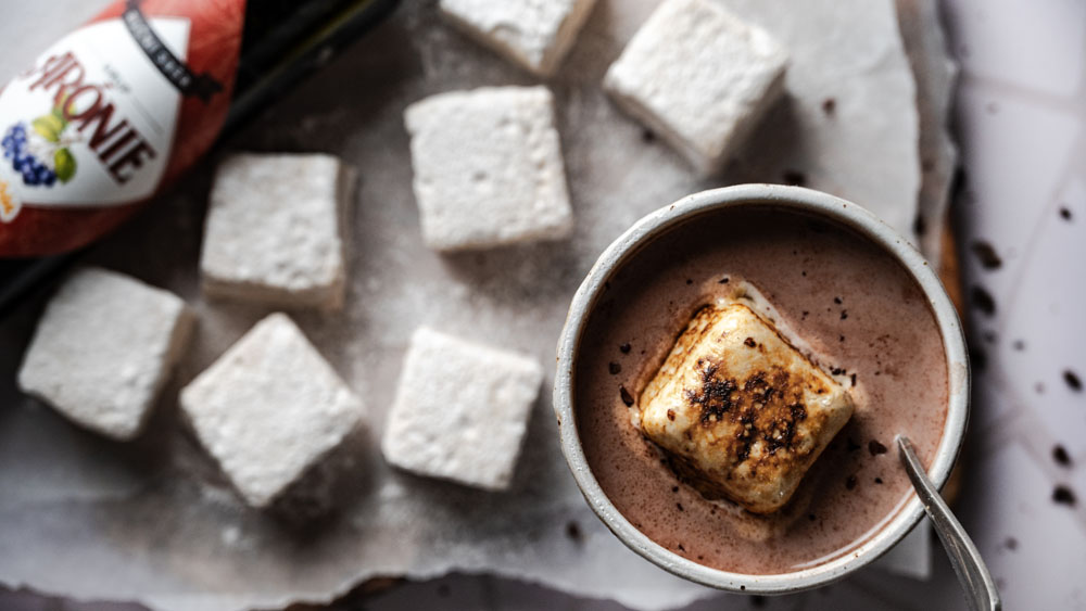 Domácí ároniové marshmellow