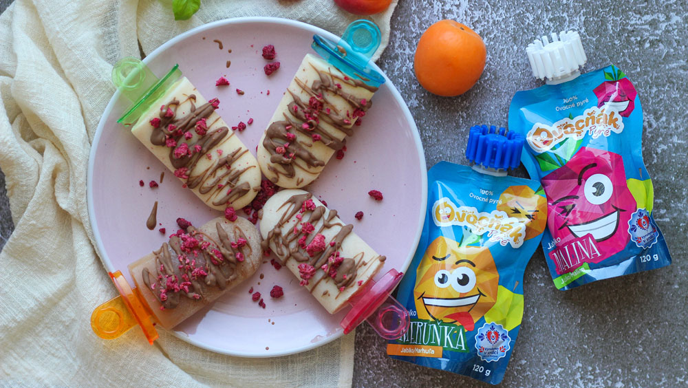 Domácí ovocné nanuky s Jogurtem a Ovocňákem