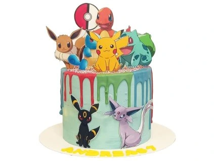 Dětský narozeninový Dort Pokémon