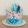 Dětský narozeninový dort princezna Elsa