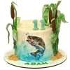 Narozeninový Dort pro rybáře s motivem ryby
