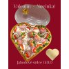 Jahodové srdce GOLD