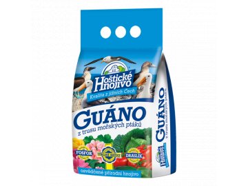 Hoštické guáno - granulované 2,5kg