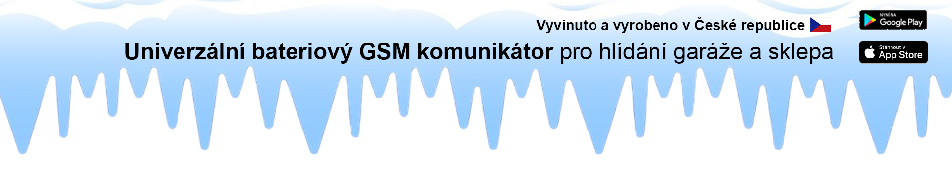 Univerzální bateriový GSM komunikátor pro hlídání garáže a sklepa
