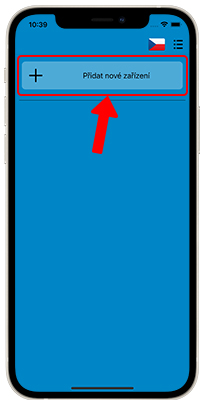 Přidání nového zařízení v aplikaci Oxee