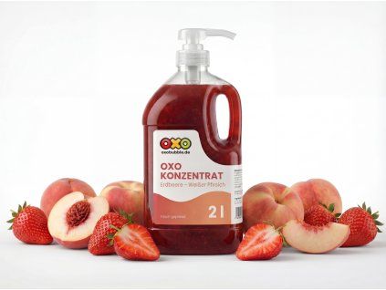 koncentrát jahoda a biela broskev