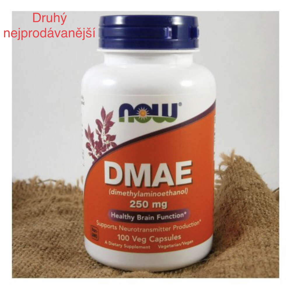 Now Foods DMAE dimetylaminoetanol 250 mg 100 kapslí