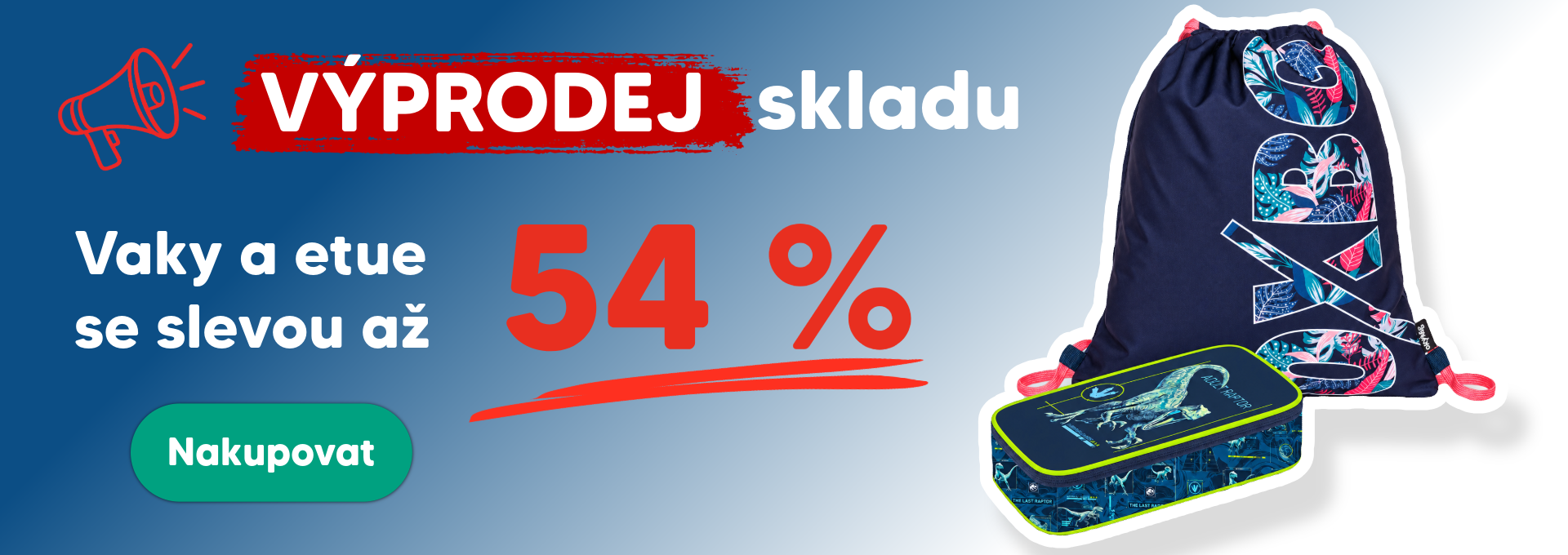 Výprodej Etuí a Vaků se slevami až 54%