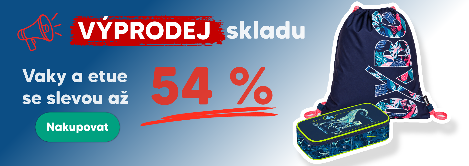 Výprodej Etuí a Vaků se slevami až 54%
