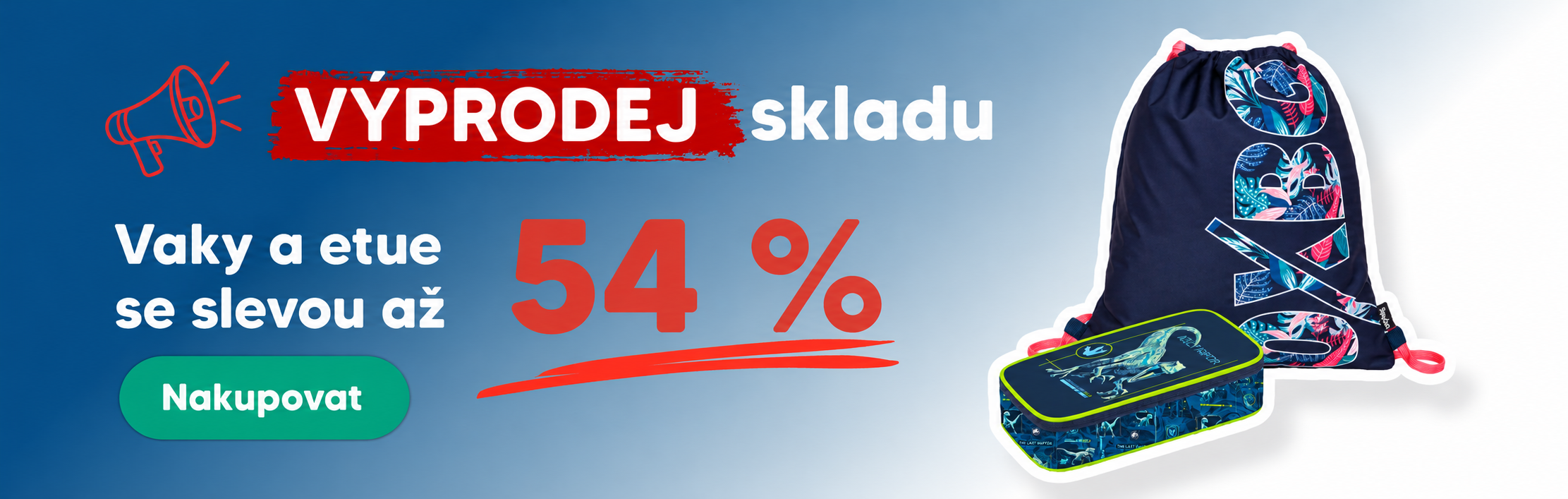 Výprodej Etuí a Vaků se slevami až 54%