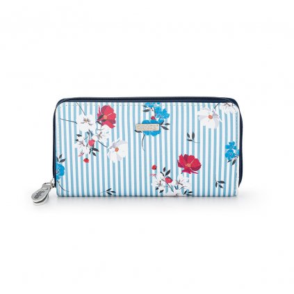 1531 damska penezenka mony l navy flowers