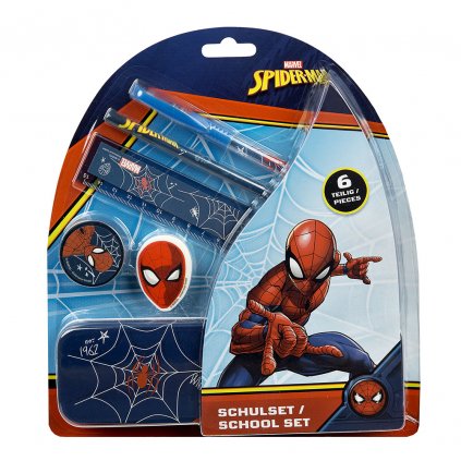 2266 skolni sada 6ks spiderman