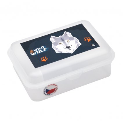 Box na svačinu s přihrádkou vlk Wild Wolf