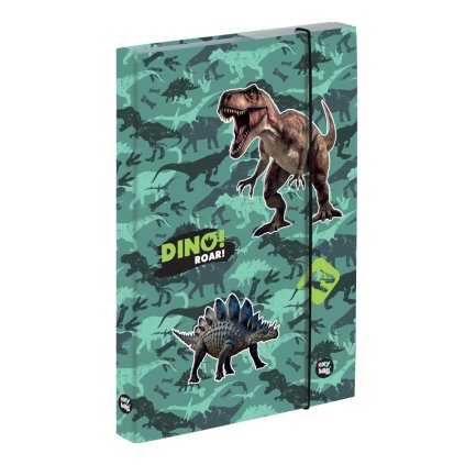 Box na sešity A5 Dino zelený