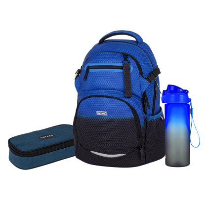 Školní set 3 ks OXY Ombre Blue-Black