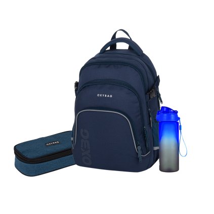 Školní set 3 ks OXY SCOOLER Blue dark