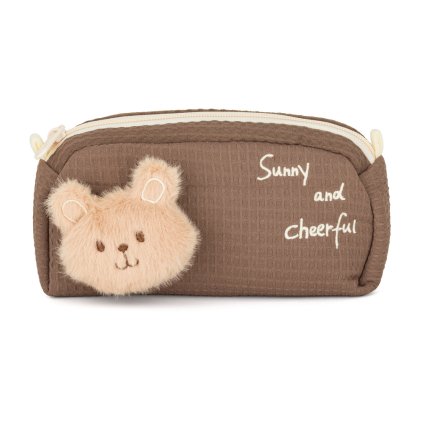 Etue dětská plyšová - Medvěd hnědý