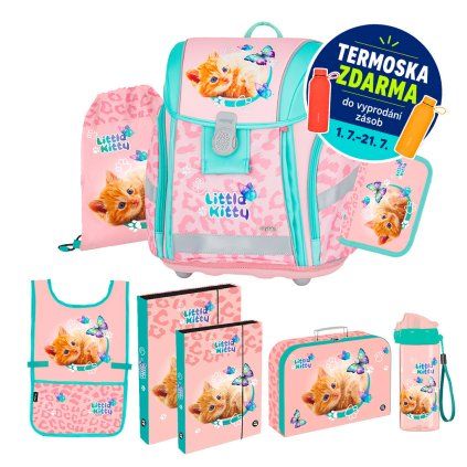 Školní set 8ks PREMIUM Light Kočka Little Kitty
