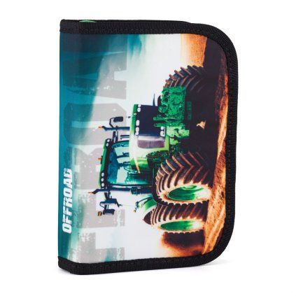 Penál 1 p. 2 chlopně, prázdný Traktor Offroad