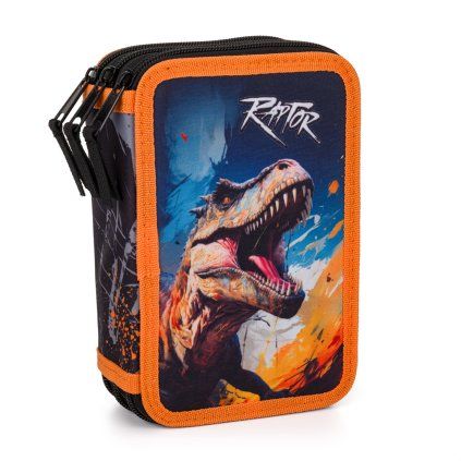 Penál 3 p. prázdný Dino Raptor