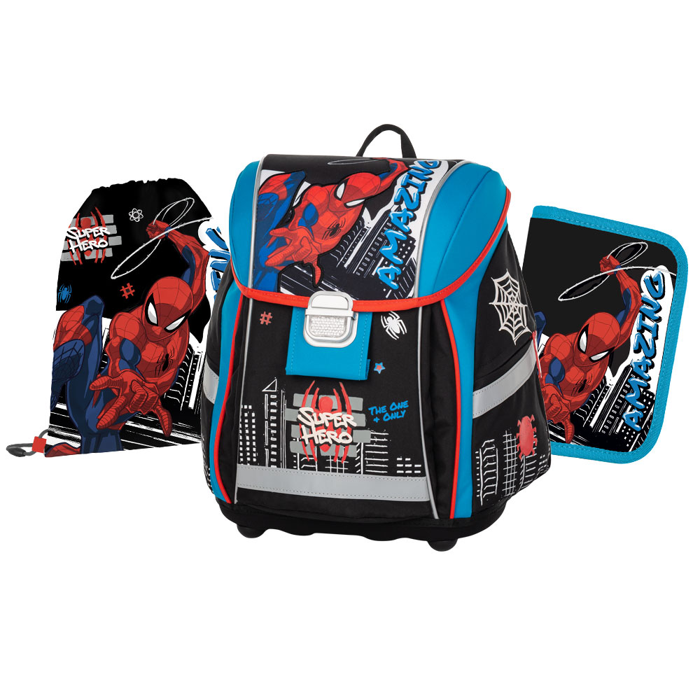 Levně Oxybag Školní set 3ks PREMIUM LIGHT Spiderman