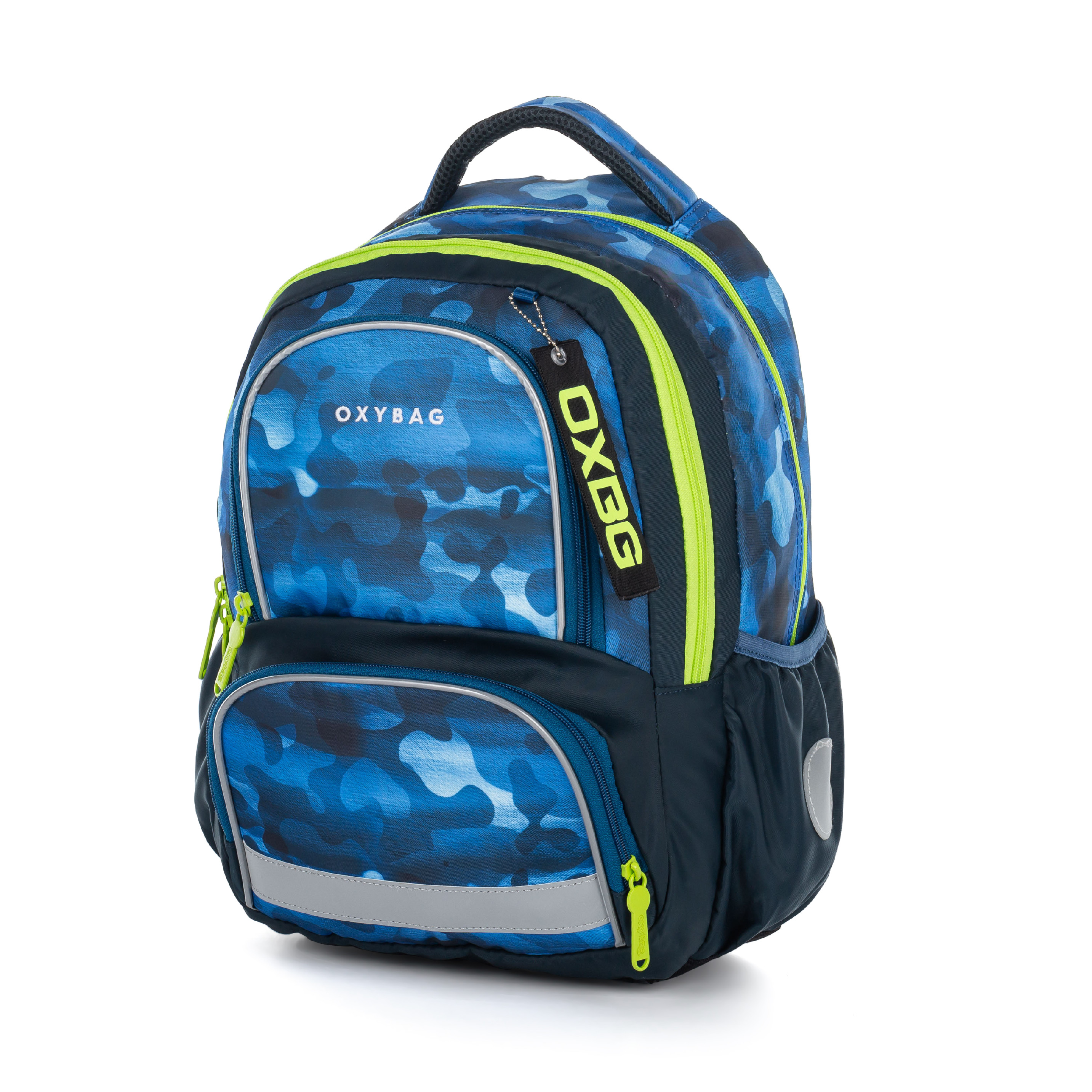 Levně Oxybag Školní batoh OXY NEXT Camo blue
