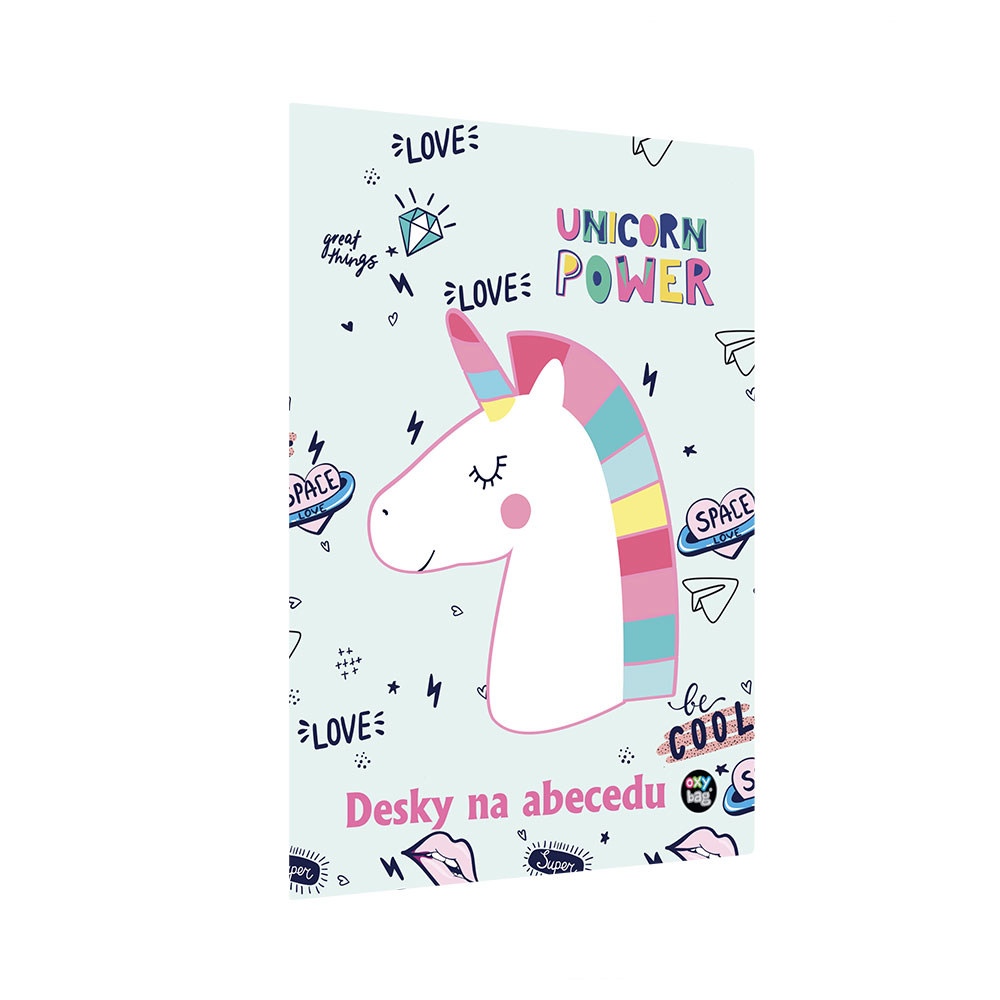 Levně Oxybag Desky na ABC Unicorn iconic