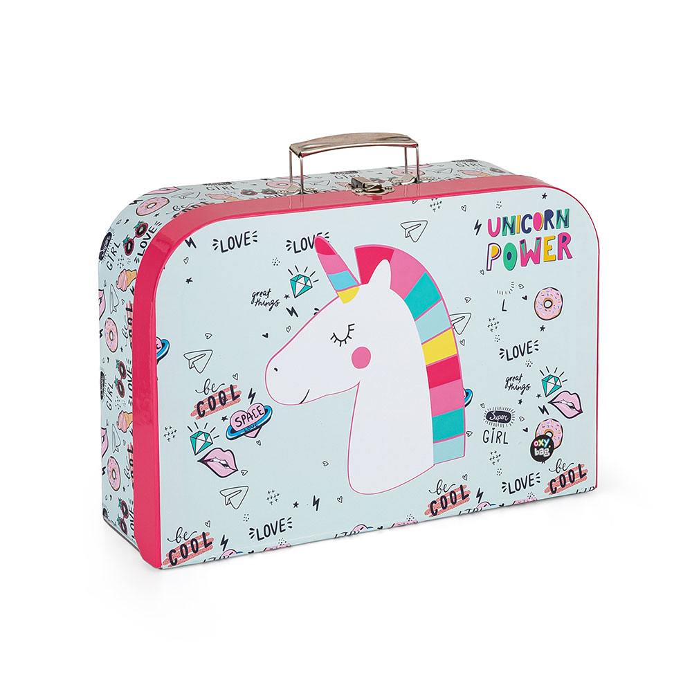 Levně Oxybag Kufřík lamino 34 cm Unicorn iconic