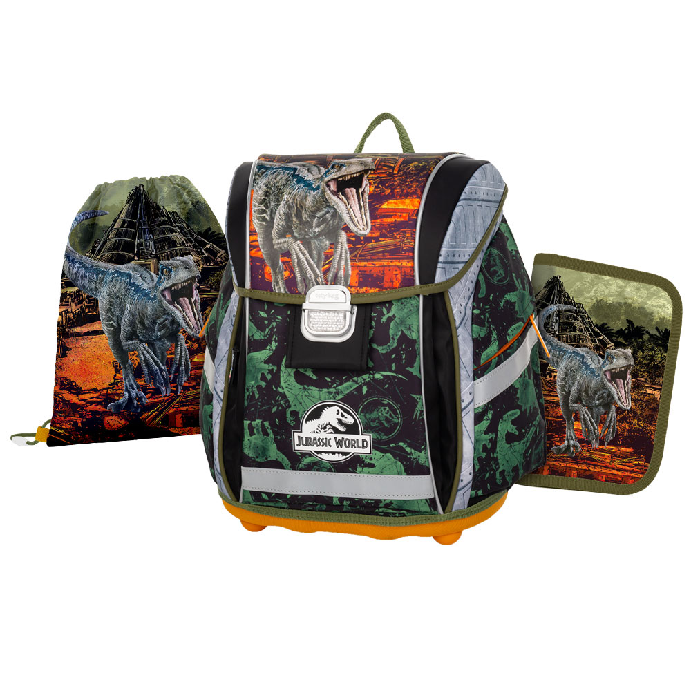 Levně Oxybag Školní set 3ks PREMIUM LIGHT Jurassic World