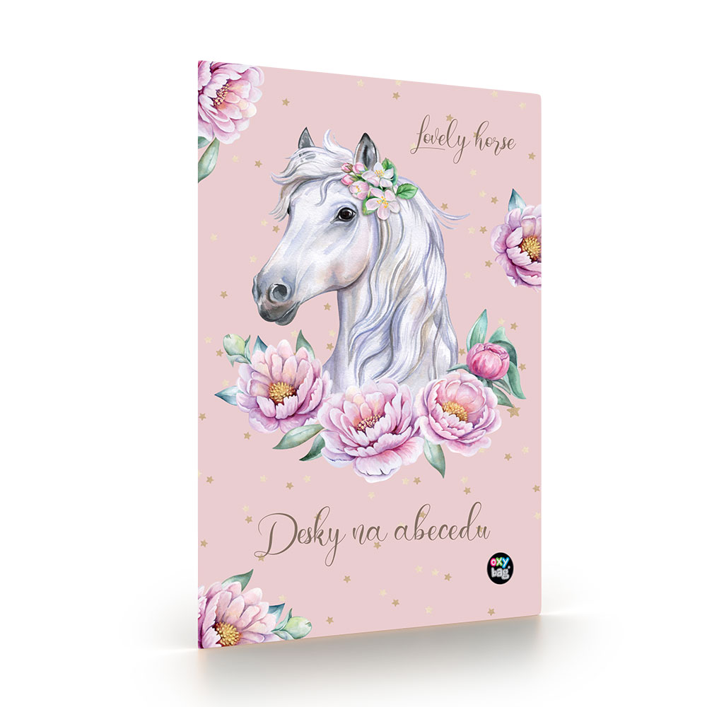 Levně Oxybag Desky na ABC kůň romantic