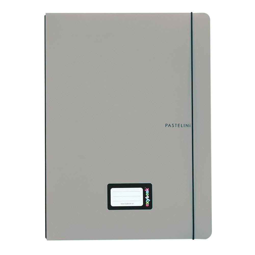 Oxybag Sešit Oxybook A5 40 listů PASTELINi šedá