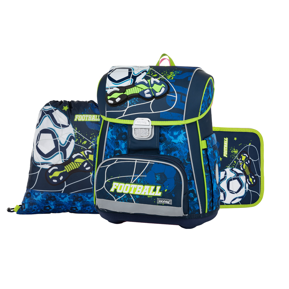 Levně Oxybag Školní set 3ks PREMIUM COOL fotbal