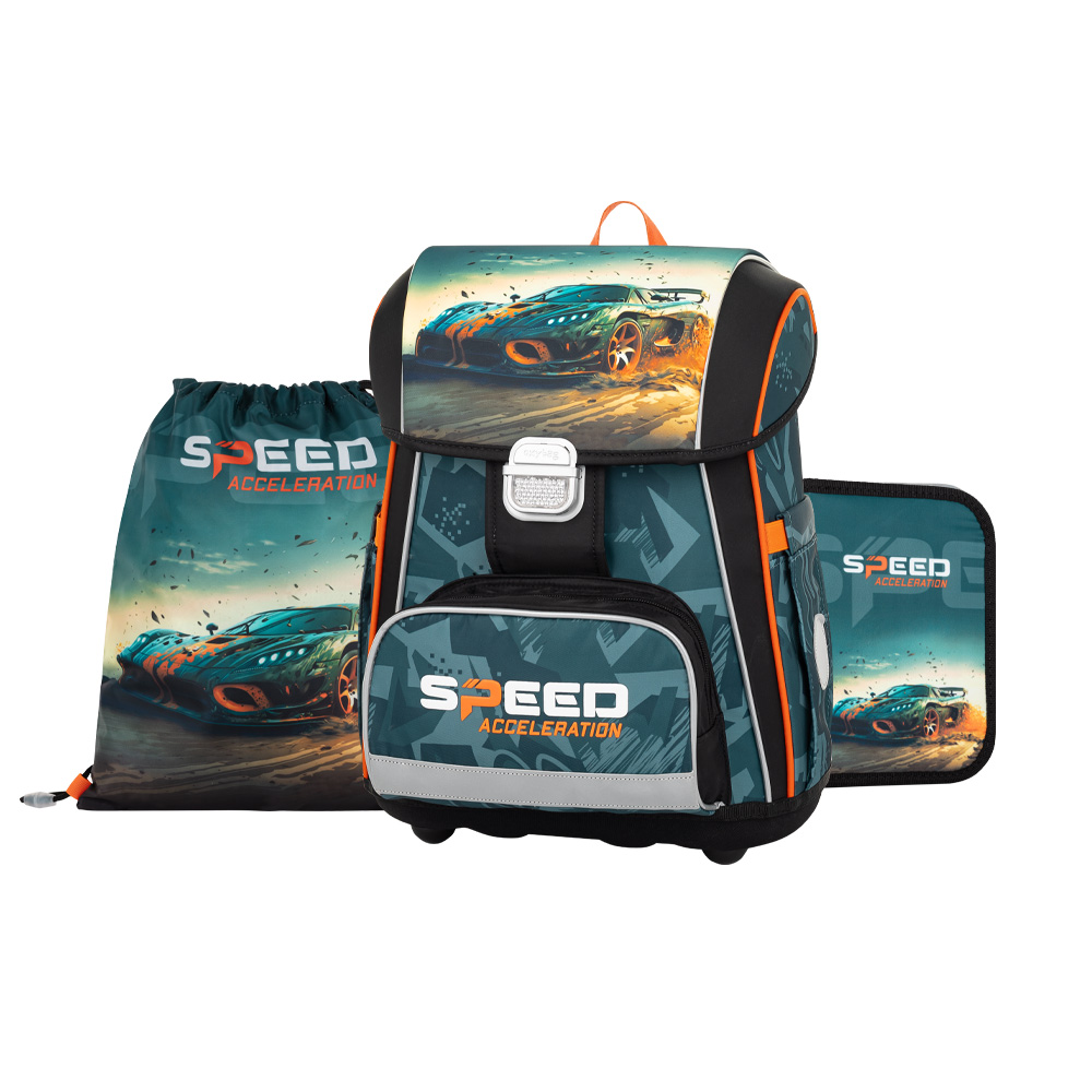 Levně Oxybag Školní set 3ks PREMIUM COOL auto