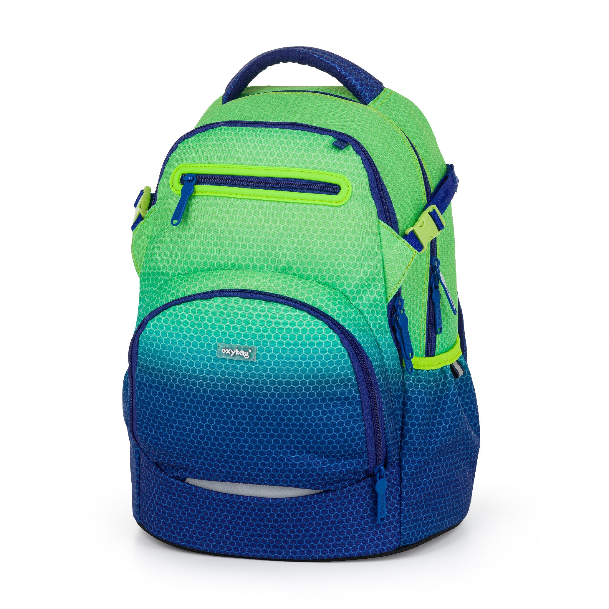 Levně Oxybag Školní batoh OXY Ombre Blue- green