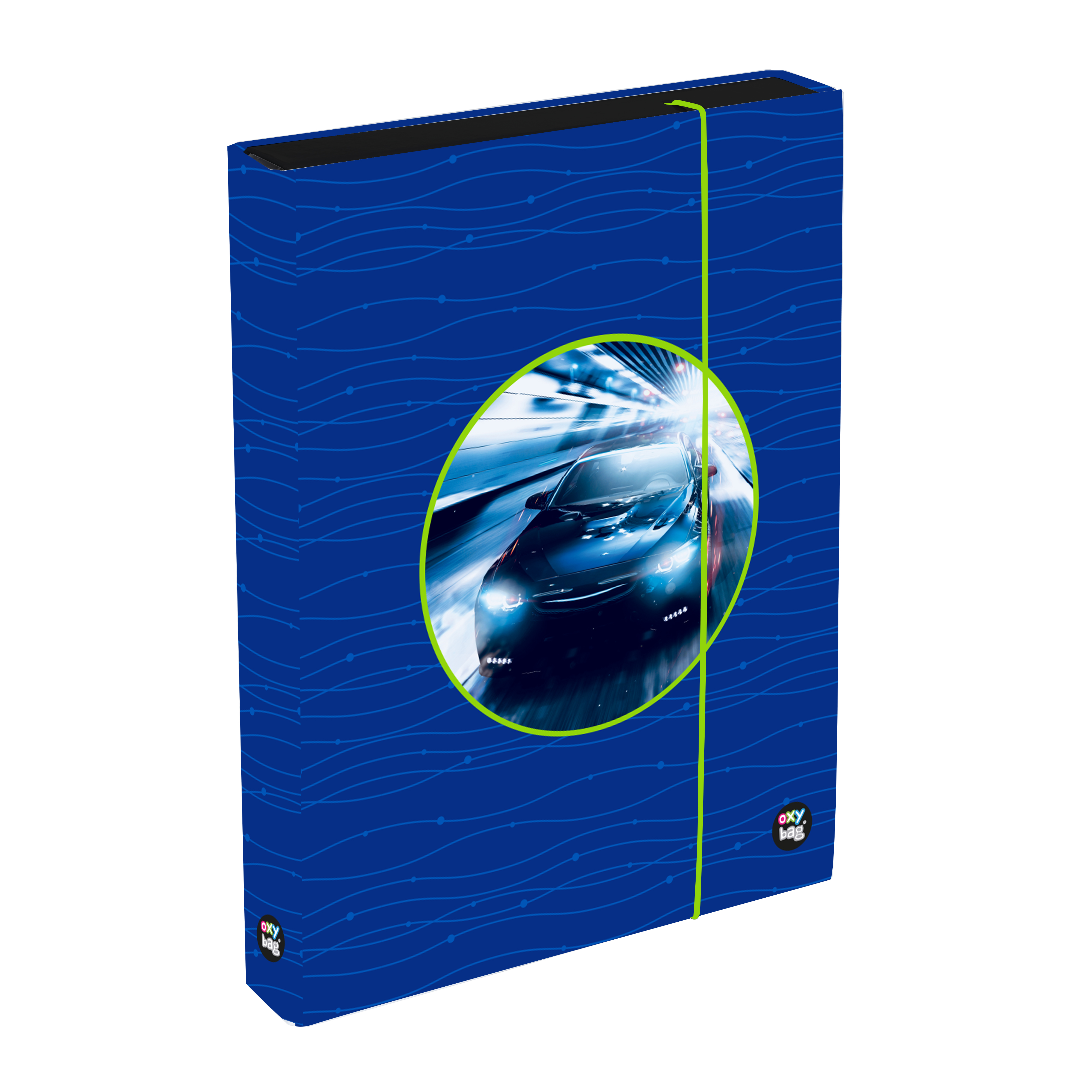 Levně Oxybag Box na sešity A4 Jumbo OXY Sherpy Blue