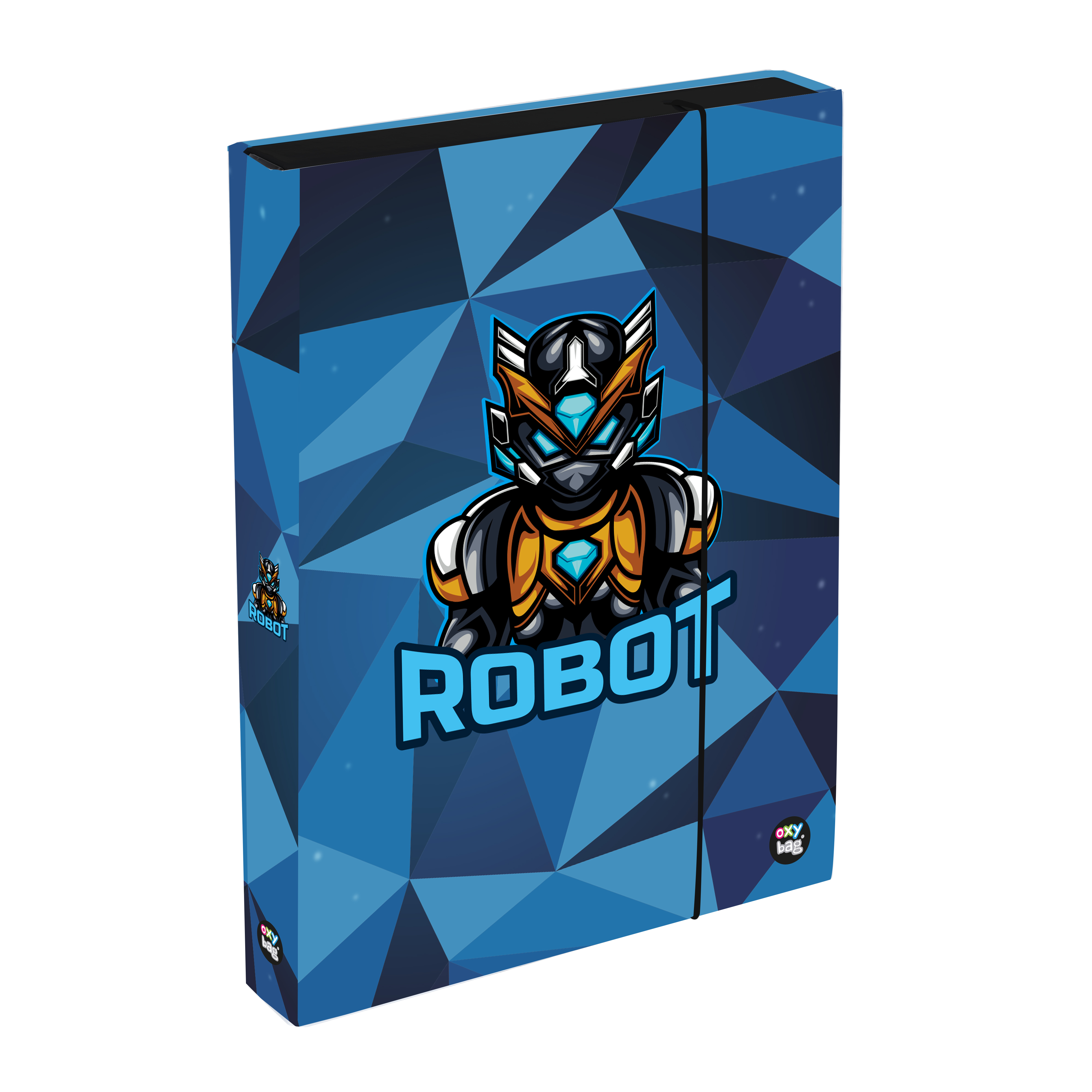 Levně Oxybag Box na sešity A4 Jumbo OXY Sherpy Robot