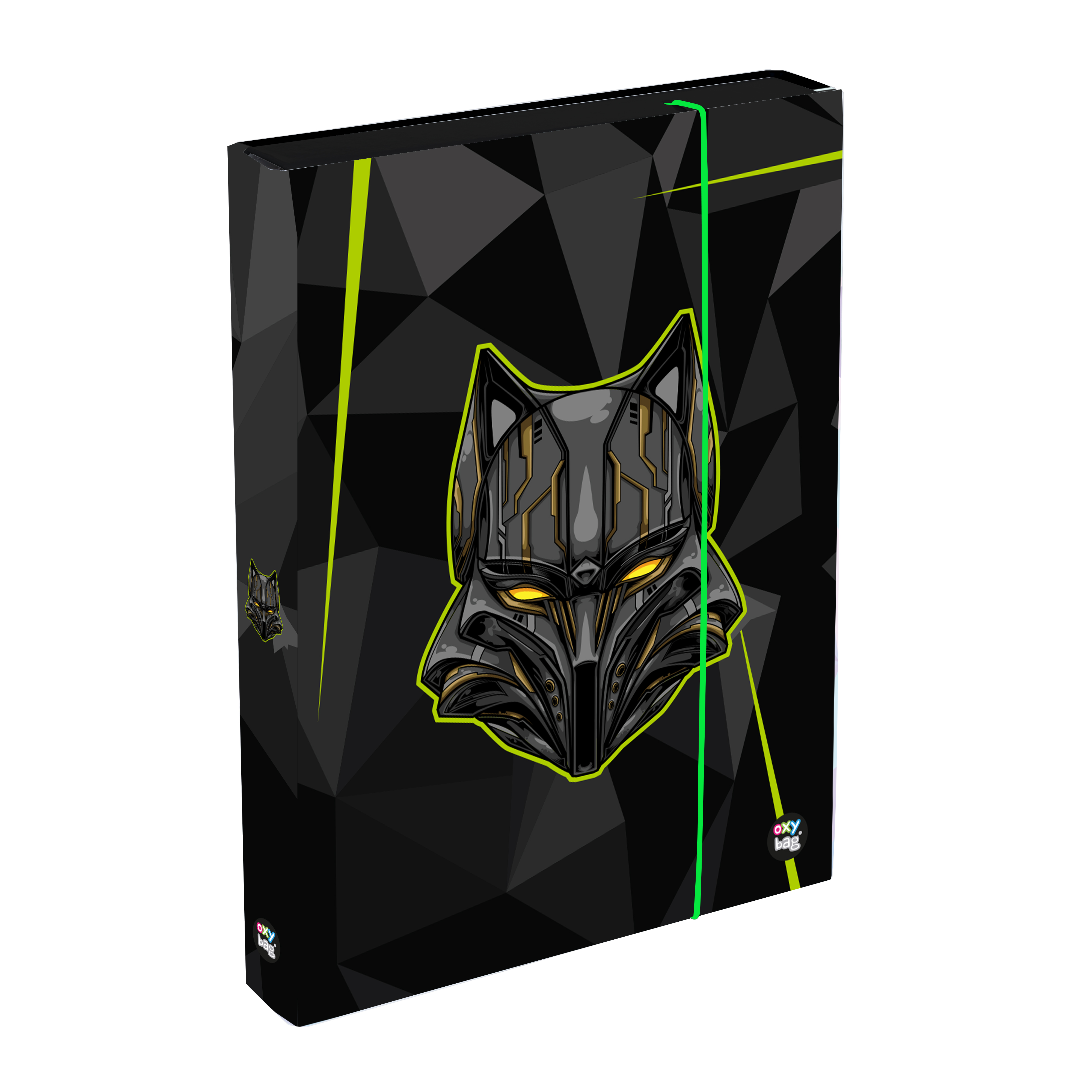 Levně Oxybag Box na sešity A4 Jumbo OXY Sherpy Wolf