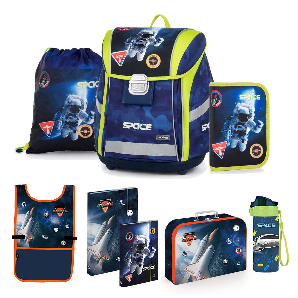 Oxybag Školní set 8ks PREMIUM LIGHT Space astronaut