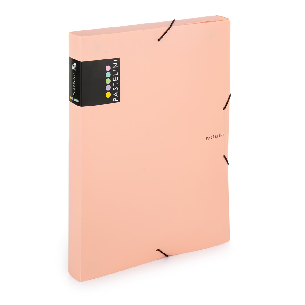 Levně Oxybag Krabice PP s gumou A4 PASTELINI meruňková