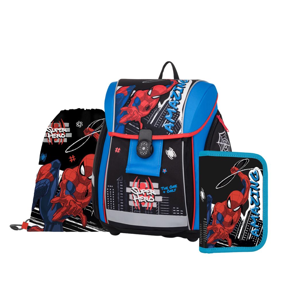 Levně Oxybag Školní set 3ks PREMIUM LIGHT Spiderman