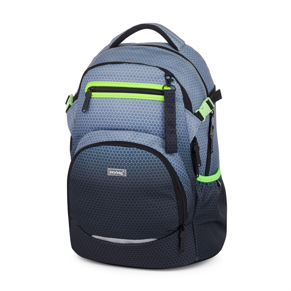 Levně Oxybag Studentský batoh OXY Ombre Grey